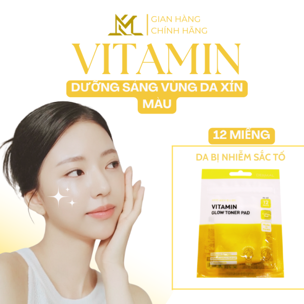 Vitamin Glow Toner Mini Size 12 Miếng