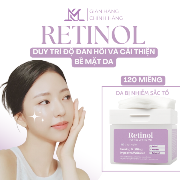Retinol Peptide Lifting Pad 120 Miếng