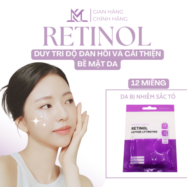 Retinol Peptide Lifting Pad Mini Size 12 Miếng