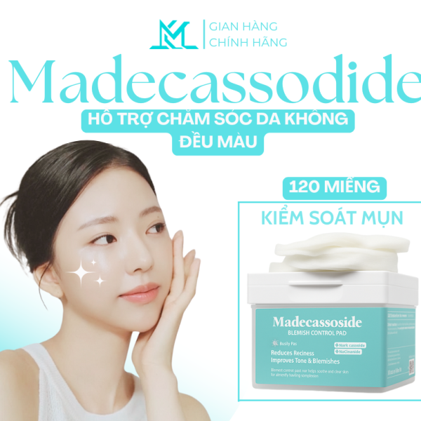 Madecassoside Blemish Control Pad 120 Miếng