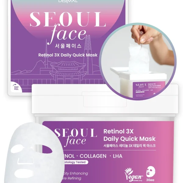 SEOU.L Retinol 3X Daily Quick Mask Mặt nạ dưỡng da nâng cơ – chống lão hóa – săn chắc mỗi ngày