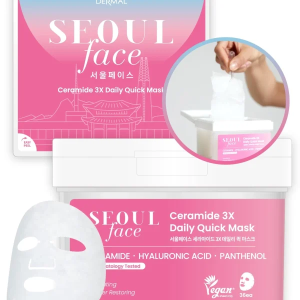 SEOU.L Ceramide 3X Daily Quick Mask Mặt nạ dưỡng ẩm sâu – phục hồi hàng rào da – dùng hàng ngày